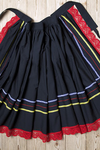 Dámsky kroj - sukňa čierna