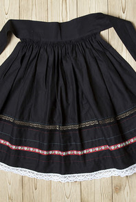 Dámsky kroj - sukňa čierna